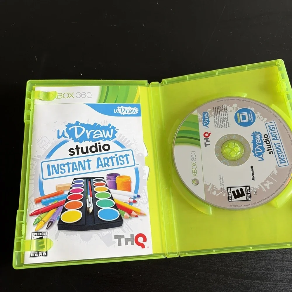 uDraw Studio Instant Artist (Microsoft Xbox 360) CIB Complete Tested & Working